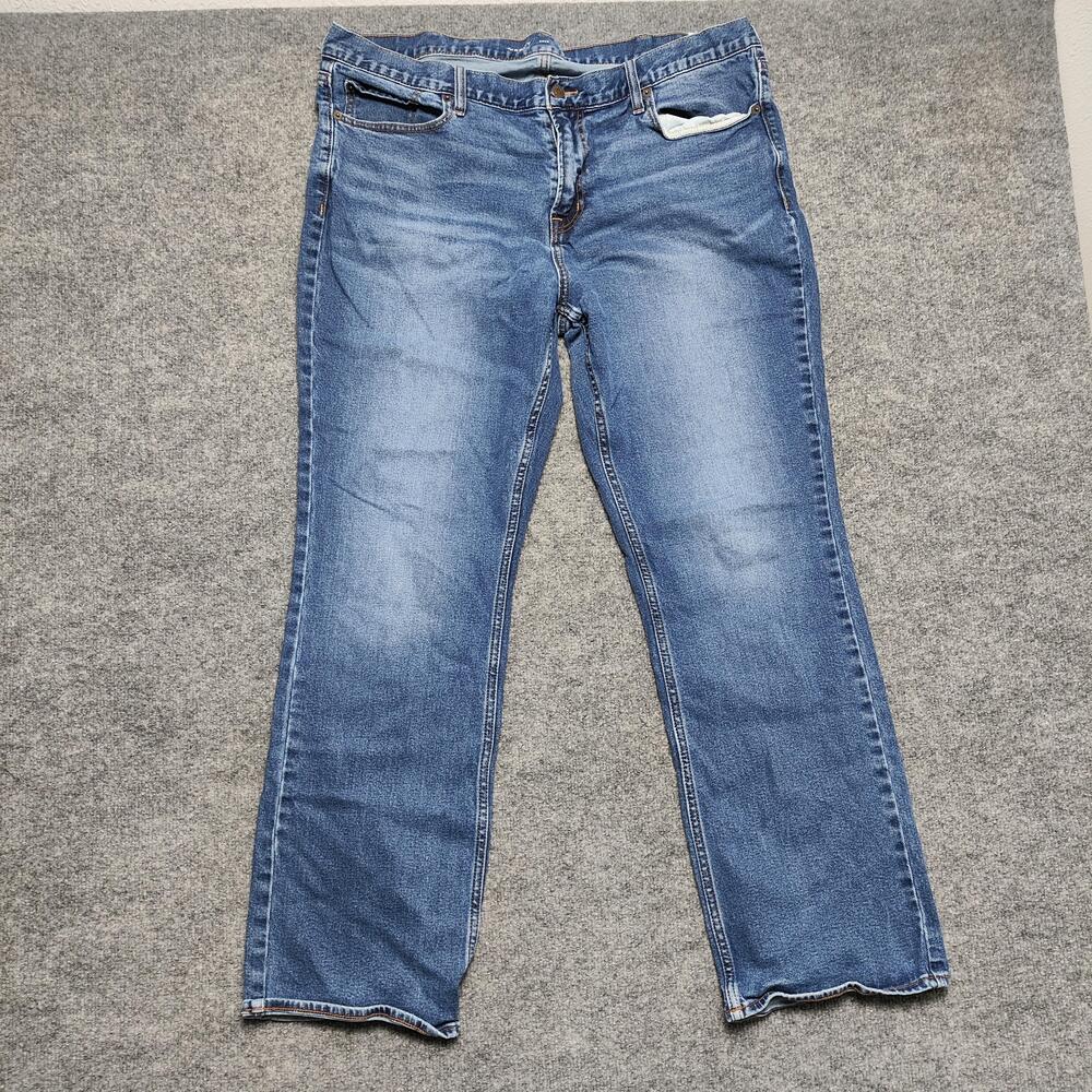 Old Navy Boot-Cut Built-In Flex Jeans Mens 40x32 Blue Medium Wash Denim Pants